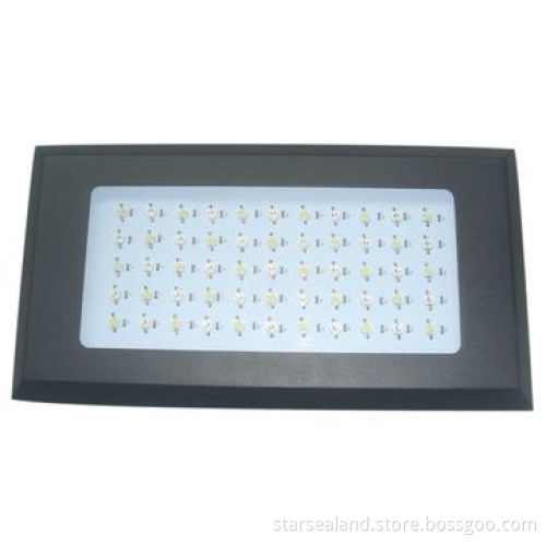 165W square LED grow light with 660nm and 450, 730nm wavelengths